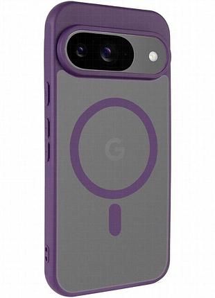 Чехол tpu bloom with magnetic fit для google pixel 11 pro xl purple