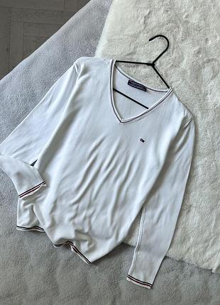 Білий джемпер tommy hilfiger
