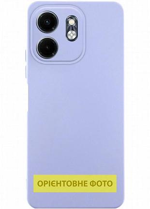 Чехол tpu getman liquid silk full camera для tecno spark go 2 сиреневый / light purple