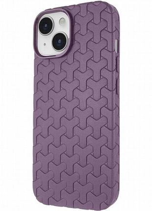 Чехол tpu weaving для apple iphone 12 pro max (6.7") purple