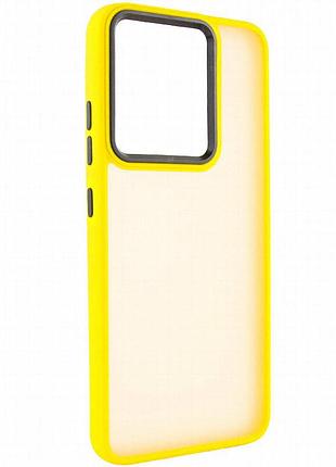 Чехол tpu+pc lyon frosted для motorola moto e40 orange