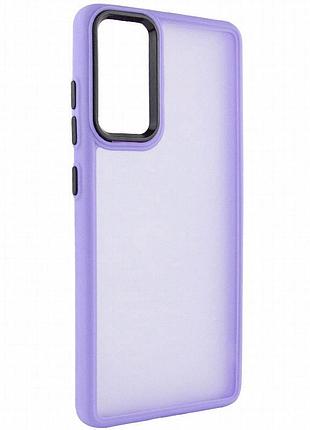 Чехол tpu+pc lyon frosted для motorola moto g24 / g04 / e14 purple