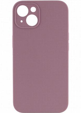 Чехол silk full camera protective (aa) no logo для apple iphone 14 plus (6.7") лиловый / lilac pride