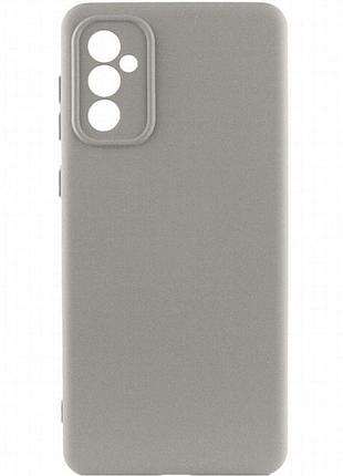 Чехол tpu getman liquid silk full camera для samsung galaxy a57 5g серый / lavender