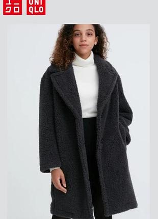 Пальто из флиса uniqlo