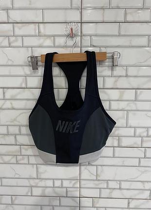 Спортивний топ бра nike dri-fit swoosh high support оригінал розмір l