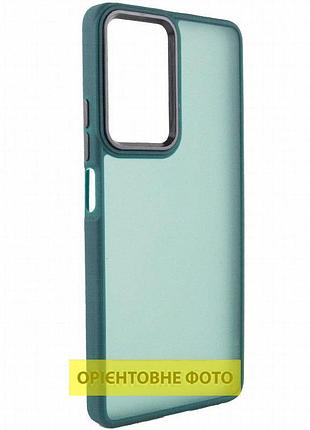 Чехол tpu+pc lyon frosted для infinix hot 60i / hot 60 green