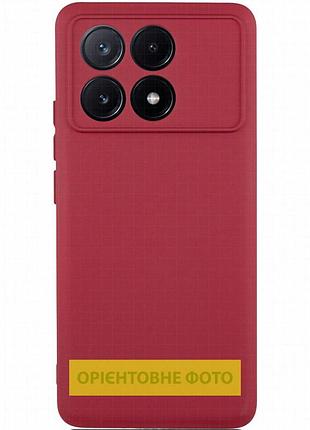 Чехол tpu getman liquid silk full camera для motorola moto g15 4g / g15 power / g17 / g17 power бордовый / marsala