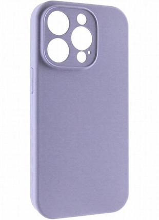 Чехол silk full camera protective (aa) no logo для apple iphone 14 pro max (6.7") серый / lavender gray
