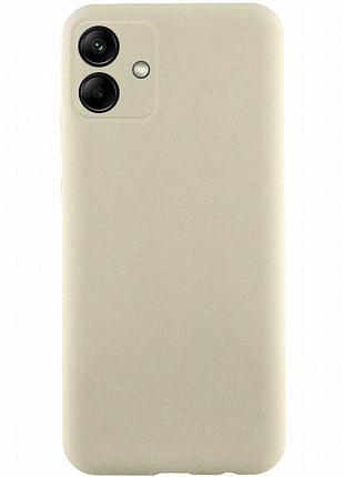 Чехол tpu getman liquid silk full camera для samsung galaxy a06 песочный / sand