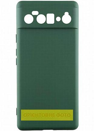 Чехол tpu getman liquid silk full camera для tecno spark go 1 зеленый / dark green