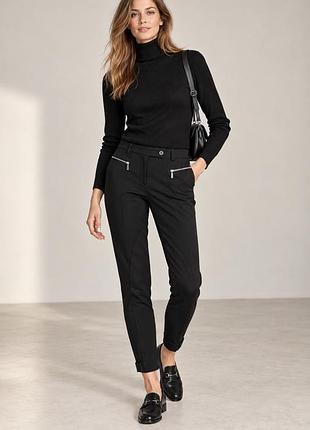 Жіночі брюки luisa cerano в стилі equestrian chic, чорні