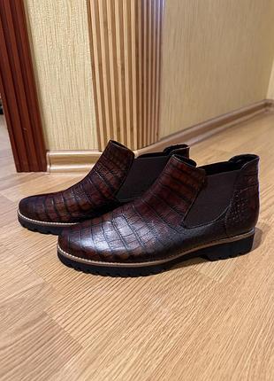 Чоботи жіночі gabor челсі коричневі р.38-39
