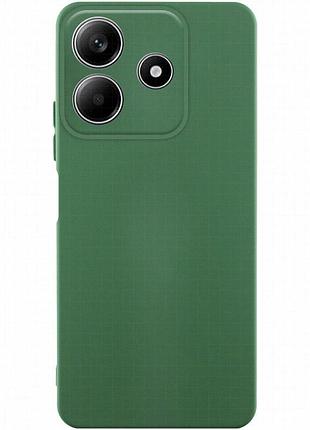 Чехол tpu getman liquid silk full camera для xiaomi redmi note 14 5g зеленый / dark green