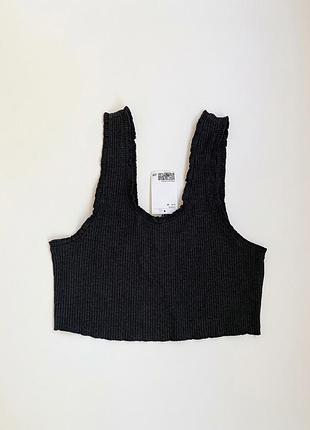 Базовий топ в рубчик h&amp;m 4