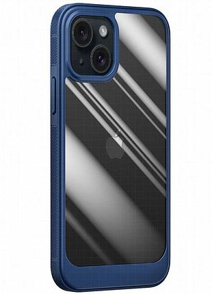 Чехол tpu+pc pulse для apple iphone 15 plus (6.7") blue