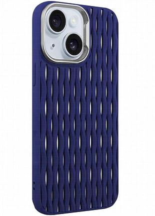 Чехол tpu ribbio для apple iphone 15 (6.1") blue