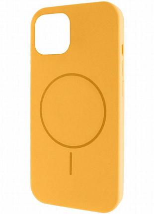 Чехол silk full protective (aa) no logo with magnetic fit для apple iphone 13 (6.1") оранжевый / orange