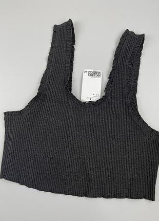 Базовий топ в рубчик h&amp;m 5