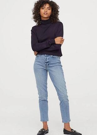 Джинси жіночі h&m світлі мом джинси 38/6