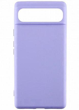 Чехол tpu getman liquid silk для google pixel 6 pro сиреневый / light purple