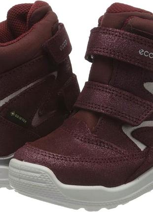 Черевики дитячі ecco urban mini gore-tex бордові
