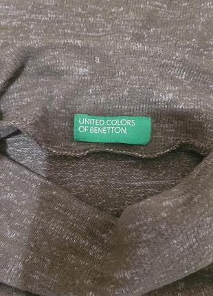 Джемпер водолазка benetton оливковий 2