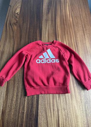 Реглан для хлопчика adidas червоний, розмір 110 (4-5 років)