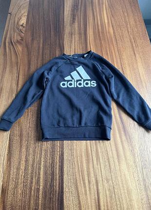 Світшот для хлопчика adidas чорний, розмір 116 (6-7 років)