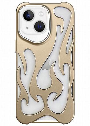 Чехол tpu winfire для apple iphone 13 / 14 (6.1") gold