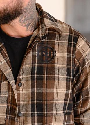 Клітчаста сорочка руны brown рн4836 3