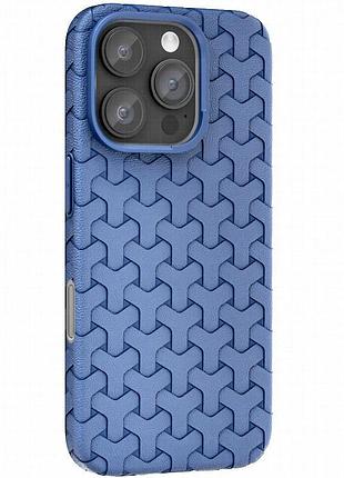 Чехол tpu weaving для apple iphone 16 pro max (6.9") blue