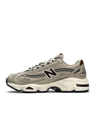 Чоловічі кросівки new balance 1000 beige brown