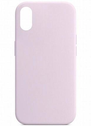 Чехол silk full protective (aa) no logo для apple iphone xs max (6.5") сиреневый / lilac