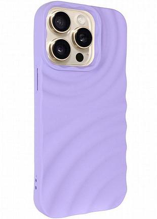Чехол tpu monowave для apple iphone 13 pro max (6.7") light blue