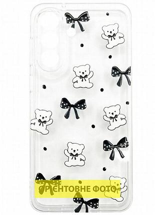 Чехол tpu clear joy для motorola moto g17 power teddy bows