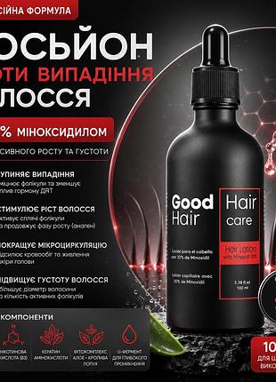 Средство good hair 100 мл для стимуляции роста волос и укрепления волосяных фолликулов с 10% активным комплексом