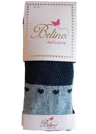 Колготы детские для девочки с принтом р.98-140/3-10 года тм belino
