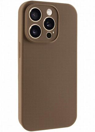 Чехол silk full camera protective (aa) no logo для apple iphone 13 pro (6.1") коричневый / brown
