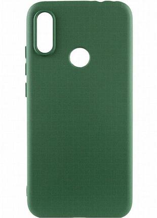 Чехол tpu getman liquid silk для huawei p smart+ (nova 3i) зеленый / dark green