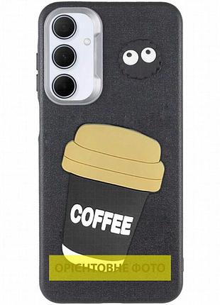Чехол tpu leather toys для xiaomi redmi 15 4g (global) / 5g coffee / black