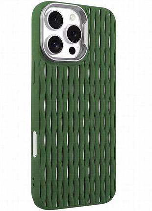 Чехол tpu ribbio для apple iphone 16 pro max (6.9") green