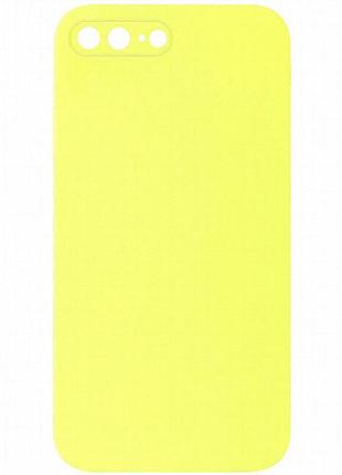 Чехол silk square full camera protective (aa) no logo для apple iphone 7 plus/8 plus (5.5") желтый / yellow
