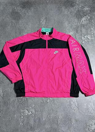 Спортивна олімпійка вітровка nike air max xl розмір оригінал яскрава чоловіча