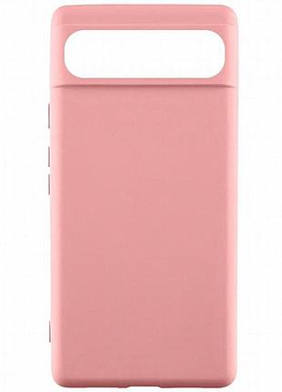 Чехол tpu getman liquid silk для google pixel 6 pro розовый / pink