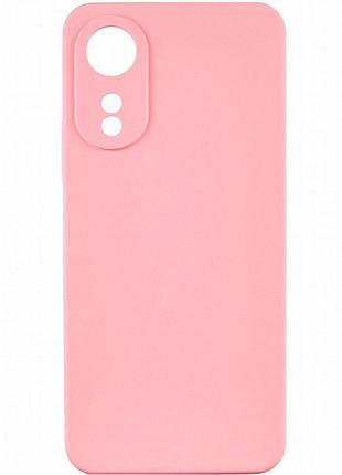 Чехол tpu getman liquid silk full camera для oppo a78 4g розовый / pink