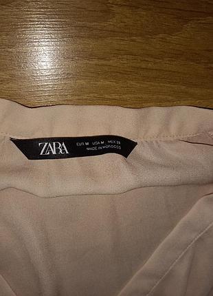 Блузка zara с рюшами 2