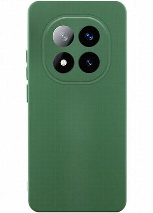 Чехол tpu getman liquid silk full camera для xiaomi redmi note 14 pro 4g зеленый / dark green