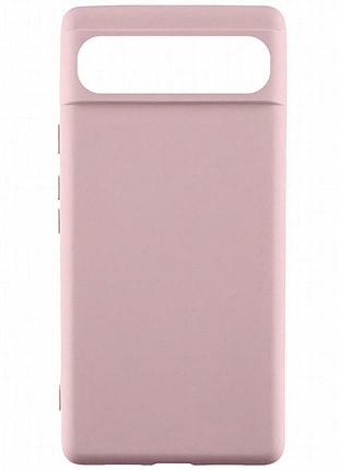 Чехол tpu getman liquid silk для google pixel 6 pro розовый / pink sand