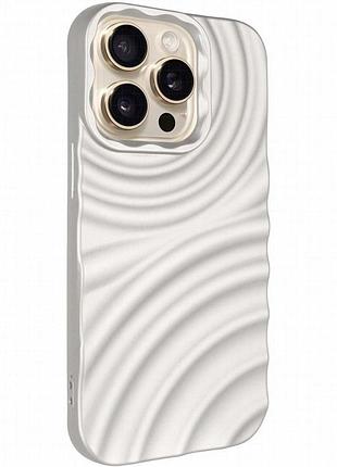 Чехол tpu monowave для apple iphone 14 pro max (6.7") light gray